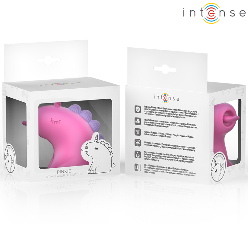 INTENSE - ESTIMULADOR DE LENGUA ROTATIVO DE 360° PINKIE