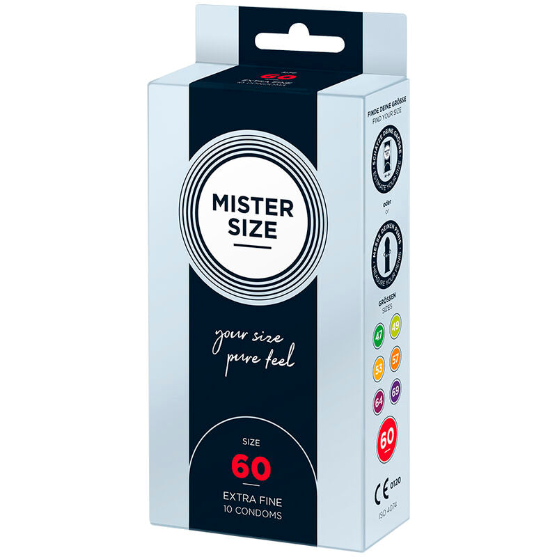 MISTER SIZE - PRESERVATIVO TALLA XL 60 MM (10 UNIDADES)