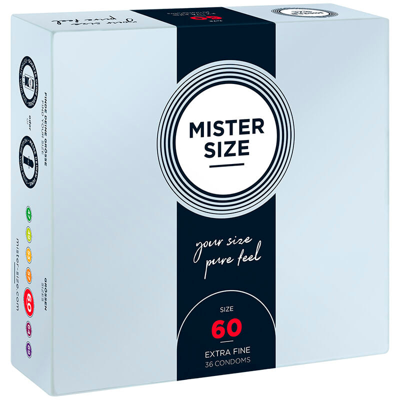 MISTER SIZE - PRESERVATIVO TALLA XL 60 MM (36 UNIDADES)