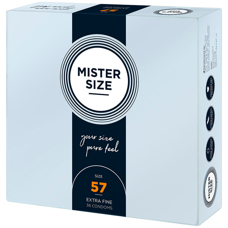 MISTER SIZE - PRESERVATIVO TALLA L 57 MM (36 UNIDADES)