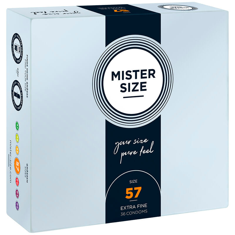 MISTER SIZE - PRESERVATIVO TALLA L 57 MM (36 UNIDADES)