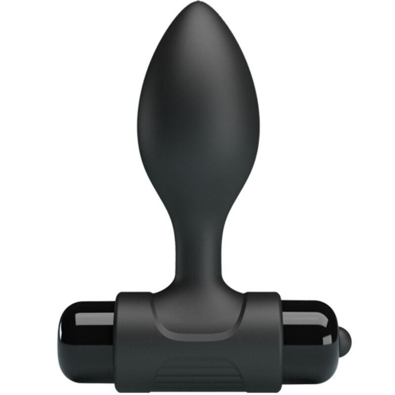PRETTY LOVE - VIBRA BUTT 10 VIBRACIONES TAPÓN ANAL NEGRO
