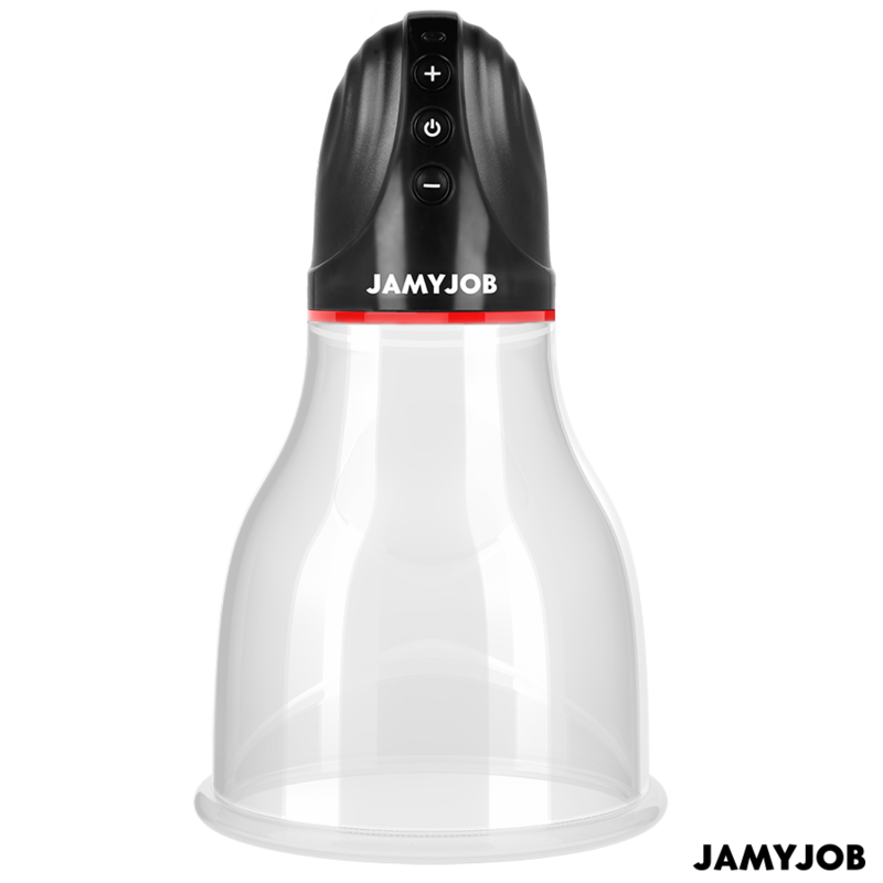 JAMYJOB - BOMBA DE TESTÍCULOS AUTOMÁTICA XPAND LITE, 3 NIVELES DE SUCCIÓN, GRIS
