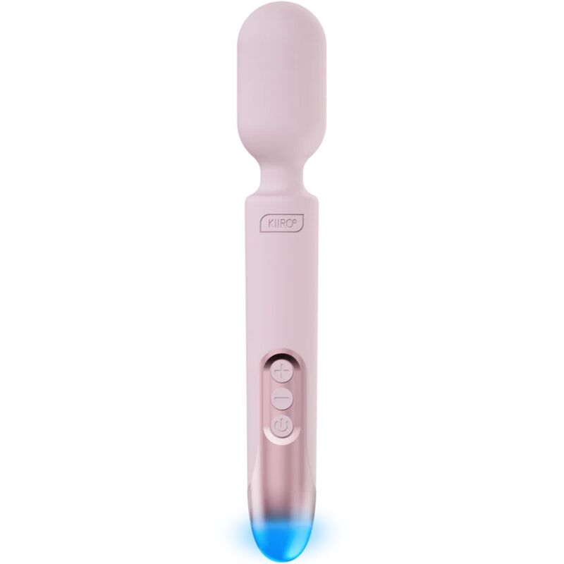 KIIROO - PROWAND VIBRADOR TIPO VARITA CON CONTROL REMOTO + APLICACIÓN GRATUITA ROSA