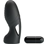 PRETTY LOVE - ALAN VIBRADOR DE DEDOS DE SILICONA NEGRO