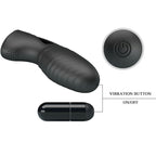 PRETTY LOVE - ALAN VIBRADOR DE DEDOS DE SILICONA NEGRO
