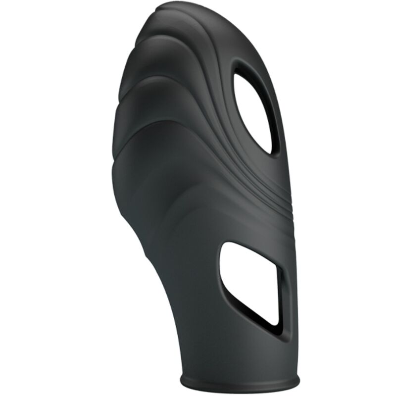 PRETTY LOVE - VIBRATORE DA DITO IN SILICONE LICH NERO