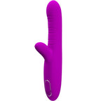 PRETTY LOVE - VIBRATEUR MULTIFONCTION ANGELIQUE + STIMULATEUR DE CLITORIS VIOLET