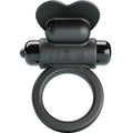 PRETTY LOVE - ANILLO VIBRADOR DEBONAIRE CONEJO 10 VIBRACIONES NEGRO