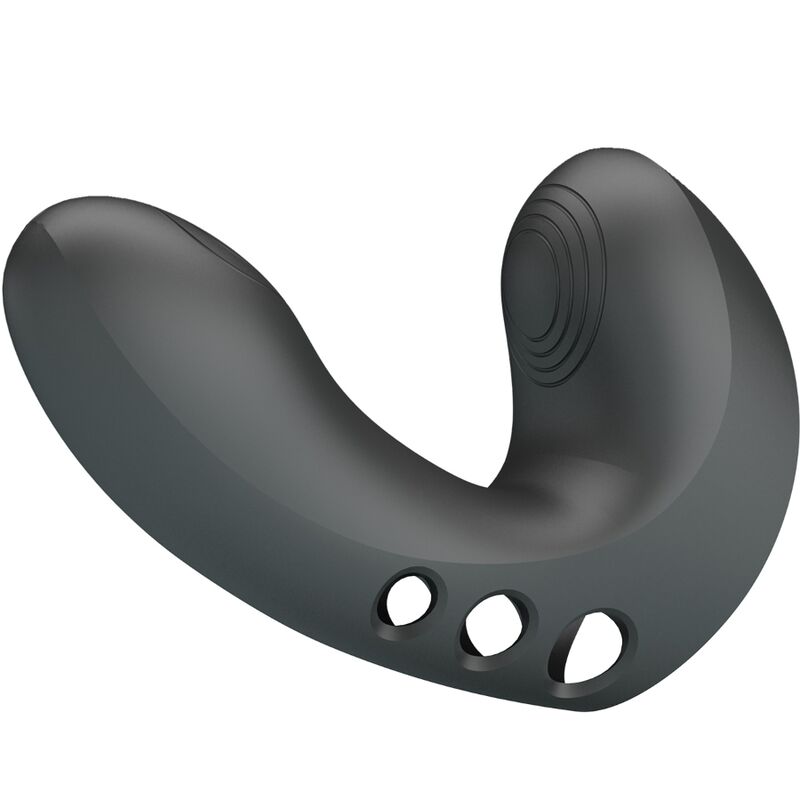 PRETTY LOVE - VIBRADOR DE DEDO CAMELIA 7 VIBRACIONES NEGRO