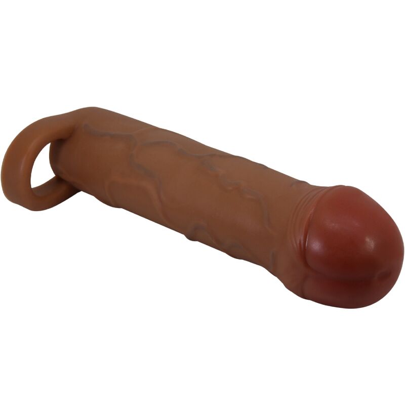 PRETTY LOVE - FUNDA PARA PENE CON FORMA DE CEBOLLA CON EXTENSIÓN DE 2,5 CM CARAMELO