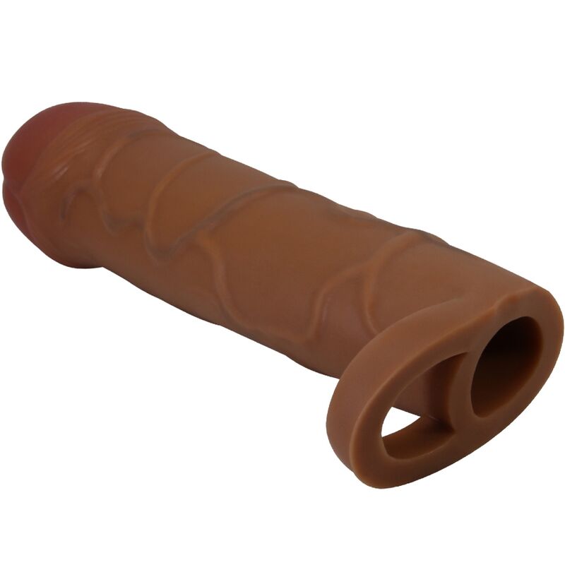 PRETTY LOVE - FUNDA PARA PENE CON FORMA DE CEBOLLA CON EXTENSIÓN DE 2,5 CM CARAMELO