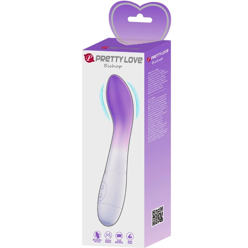 PRETTY LOVE - VIBRADOR PUNTO G BISHOP 30 VIBRACIONES VIOLETA
