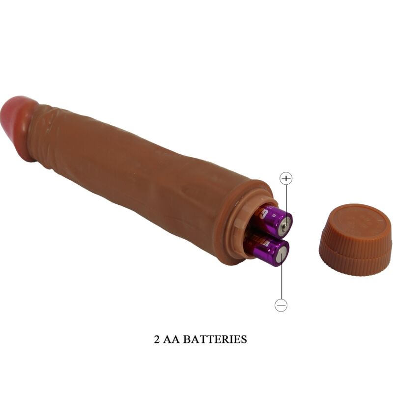 BAILE - VIBRADOR REALISTA PEQUEÑO 21 CM MULATO