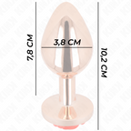 KINK - PLUG ANAL O ROSE CON ROSA ROJA L