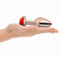 KINK - PLUG ANAL O ROSE CON ROSA ROJA L