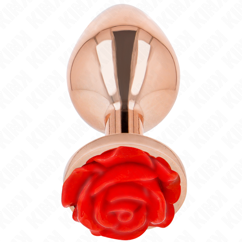 KINK - PLUG ANAL O ROSE CON ROSA ROJA L
