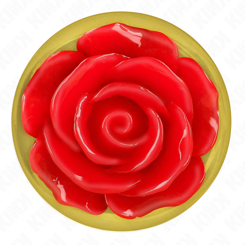 KINK - PLUG ANAL O ROSA ROJA TALLA L