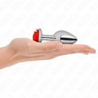 KINK - ANAL PLUG ROSA ROSSO TAGLIA M