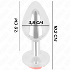KINK - PLUG ANAL ROSA ROJO TALLA L