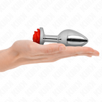 KINK - PLUG ANAL ROSA ROJO TALLA L