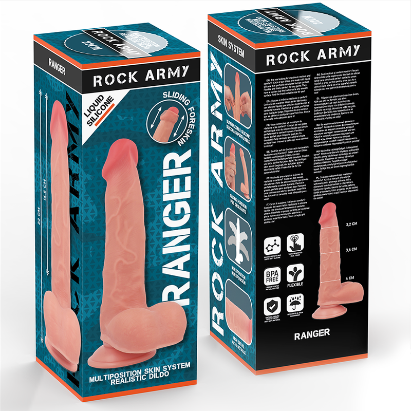 ROCKARMY - RANGER DE SILICONA LÍQUIDA 22 CM -O- 3,6 CM