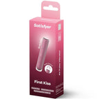 SATISFYER - ESTIMULADOR DE CLÍTORIS FIRST KISS WAVE GARNET