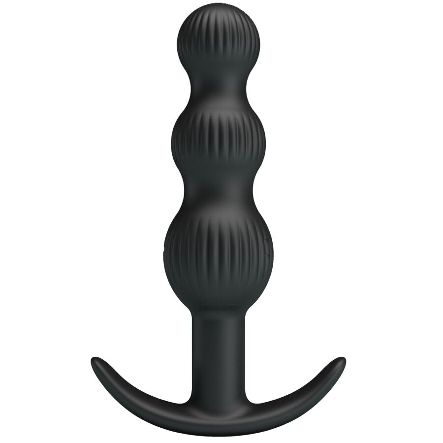 PRETTY LOVE - VIBRADOR ANAL SIDNEY 10 VIBRACIONES NEGRO