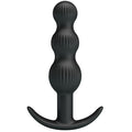 PRETTY LOVE - VIBRADOR ANAL SIDNEY 10 VIBRACIONES NEGRO