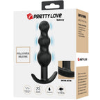 PRETTY LOVE - VIBRADOR ANAL SIDNEY 10 VIBRACIONES NEGRO