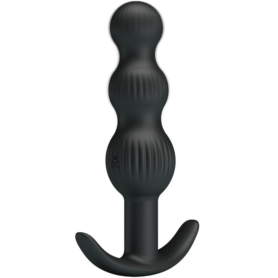 PRETTY LOVE - VIBRADOR ANAL SIDNEY 10 VIBRACIONES NEGRO