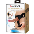 PRETTY LOVE - CULOTTE HARNAIS UNIVERSELLE KYTON AVEC GODE SQUIRTING 19 CM CARAMEL