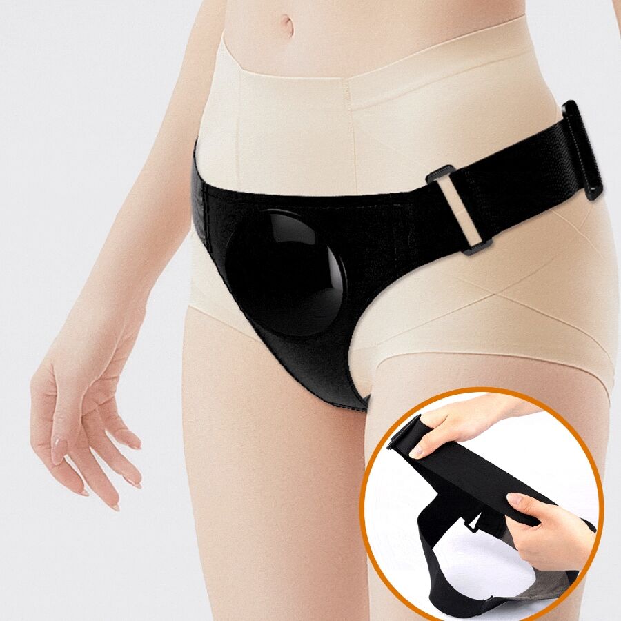 PRETTY LOVE - CULOTTE HARNAIS UNIVERSELLE KYTON AVEC GODE SQUIRTING 19 CM CARAMEL