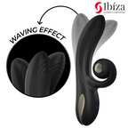IBIZA - VIBRADOR TWISTER CON ESTIMULADOR DE CURVAS Y VIBRO-ROTACIÓN