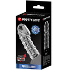 PRETTY LOVE - TIGHT AND VOLUMIZING TRANSPARENT PENIS SLEEVE