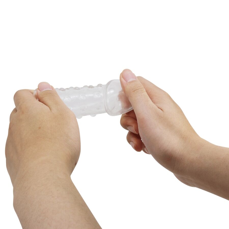 PRETTY LOVE - TIGHT AND VOLUMIZING TRANSPARENT PENIS SLEEVE