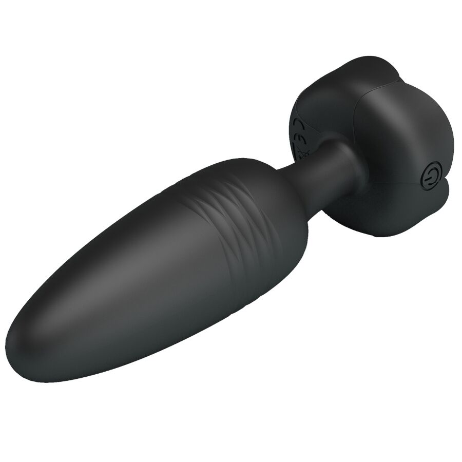 PRETTY LOVE - TARION PLUG ANAL AVEC LUMIÈRE LED NOIR 12,5 CM