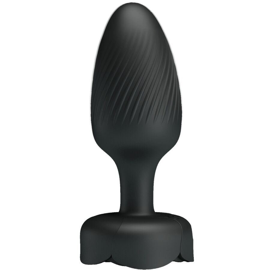 PRETTY LOVE - PLUG ANAL VARIAN CON LUZ LED NEGRO 10,8 CM
