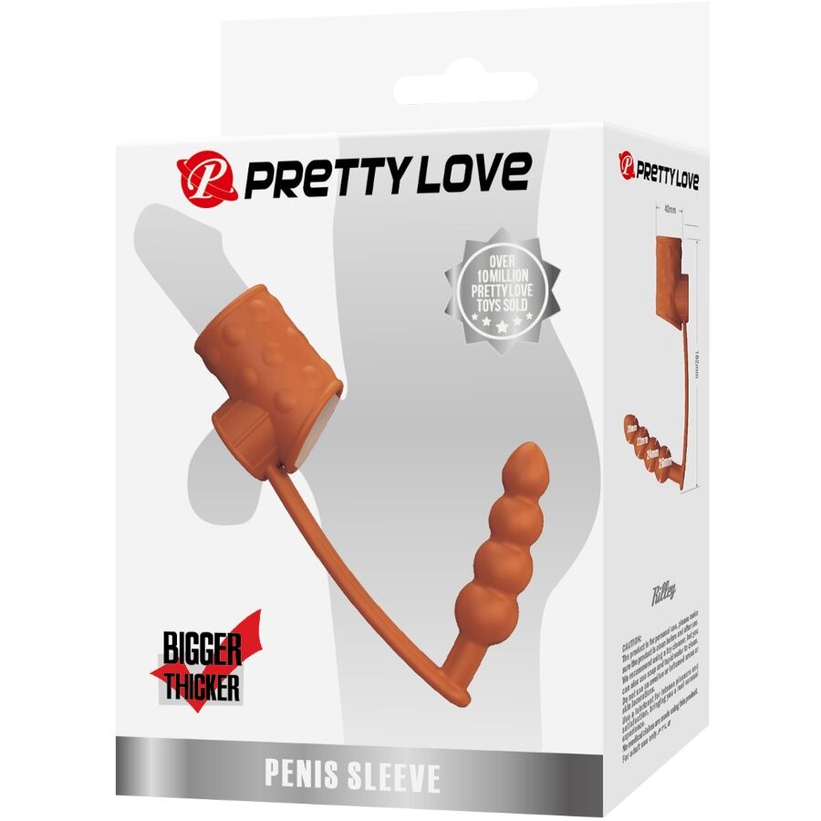 PRETTY LOVE - FUNDA PARA PENE CON ANILLO ANAL NATURAL
