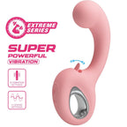 PRETTY LOVE - VIBRADOR PUNTO G + ESTIMULADOR DE CLÍTORIS ERYNNYES 10 VIBRACIONES ROSA