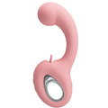 PRETTY LOVE - VIBRADOR PUNTO G + ESTIMULADOR DE CLÍTORIS ERYNNYES 10 VIBRACIONES ROSA