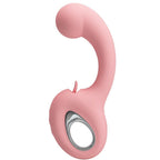 PRETTY LOVE - VIBRADOR PUNTO G + ESTIMULADOR DE CLÍTORIS ERYNNYES 10 VIBRACIONES ROSA