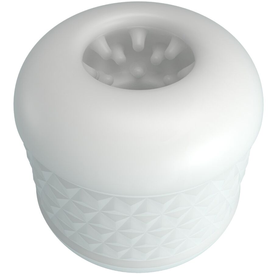 PRETTY LOVE - MASTURBATEUR HOMME CRYSTLE BLANC