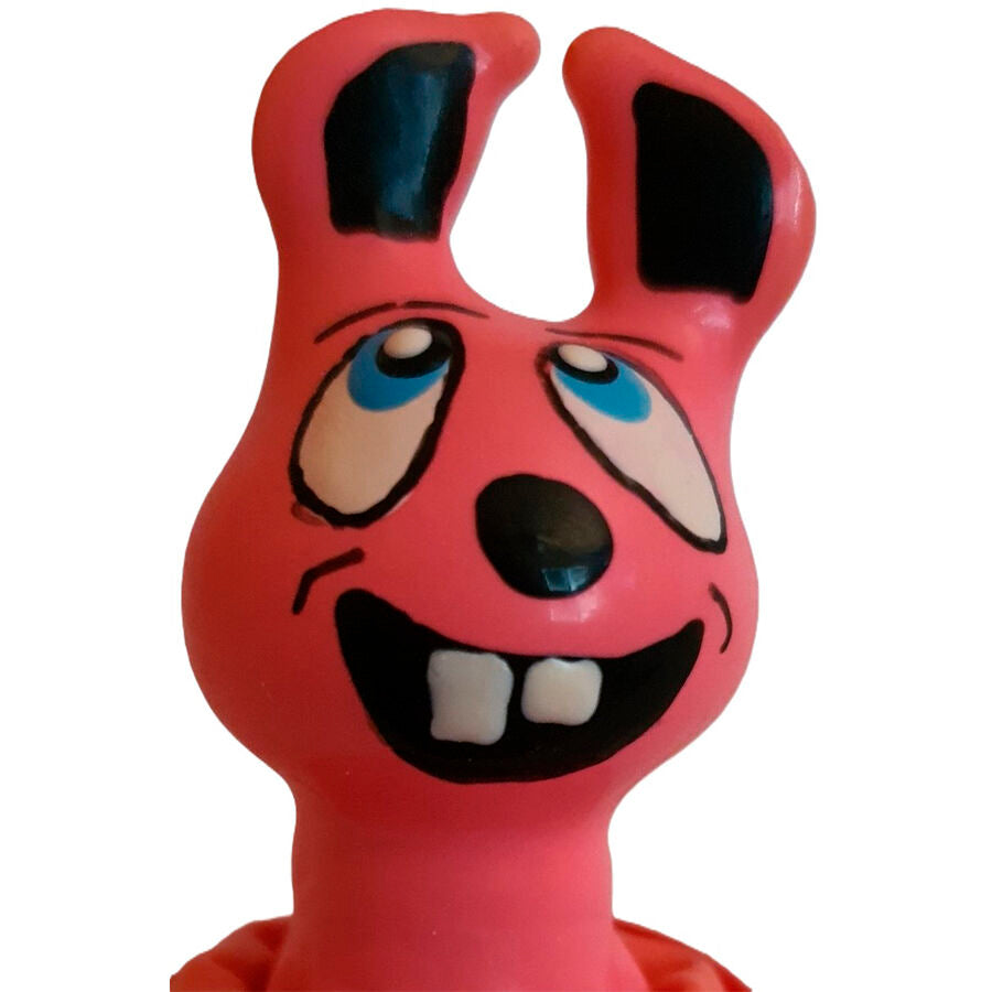 CONDOMERIE - PRESERVATIVOS DE FANTASÍA PINTADOS A MANO LIEBRE ROSA QUE RÍE