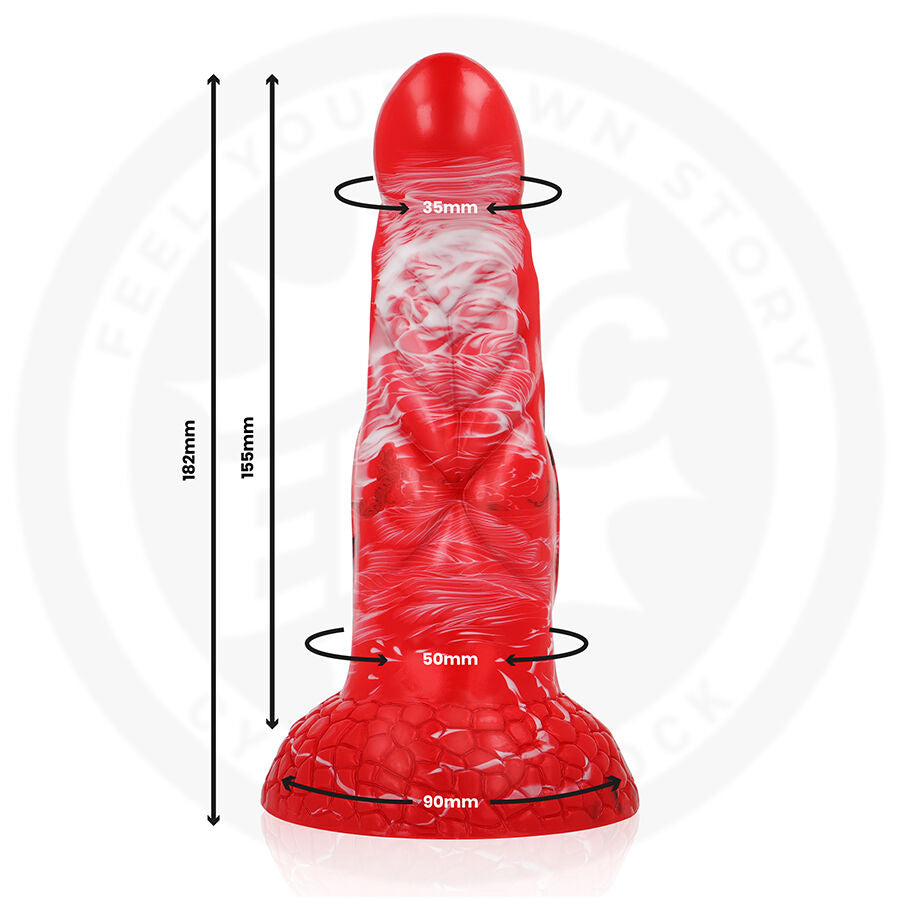 EPIC - DILDO AGNIS FUEGO CARMESÍ