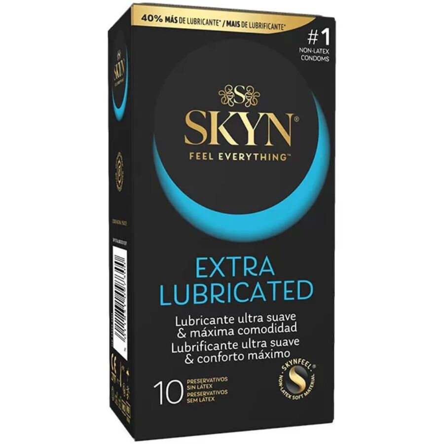 SKYN - PRÉSERVATIF EXTRA LUBRIFIÉ 10 UNITÉS