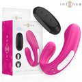 INTENSE - JANET DOBLE ESTIMULADOR Y VIBRADOR EN U CON MANDO A DISTANCIA ROSA