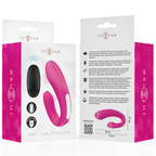 INTENSE - JANET DOBLE ESTIMULADOR Y VIBRADOR EN U CON MANDO A DISTANCIA ROSA