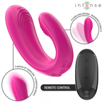 INTENSE - JANET DOBLE ESTIMULADOR Y VIBRADOR EN U CON MANDO A DISTANCIA ROSA