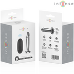 INTENSE - PLUG ANAL 10 VIBRATIONS GODE MÉTALLIQUE AVEC TÉLÉCOMMANDE S